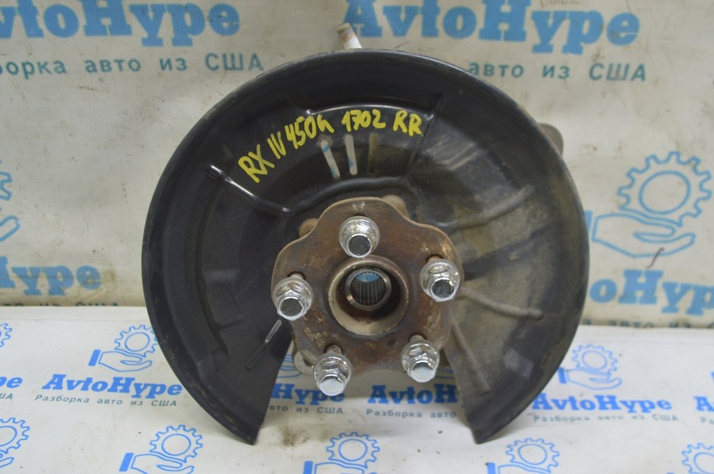 Кожух тормозного диска задний правый Lexus RX350 RX450h 16-22