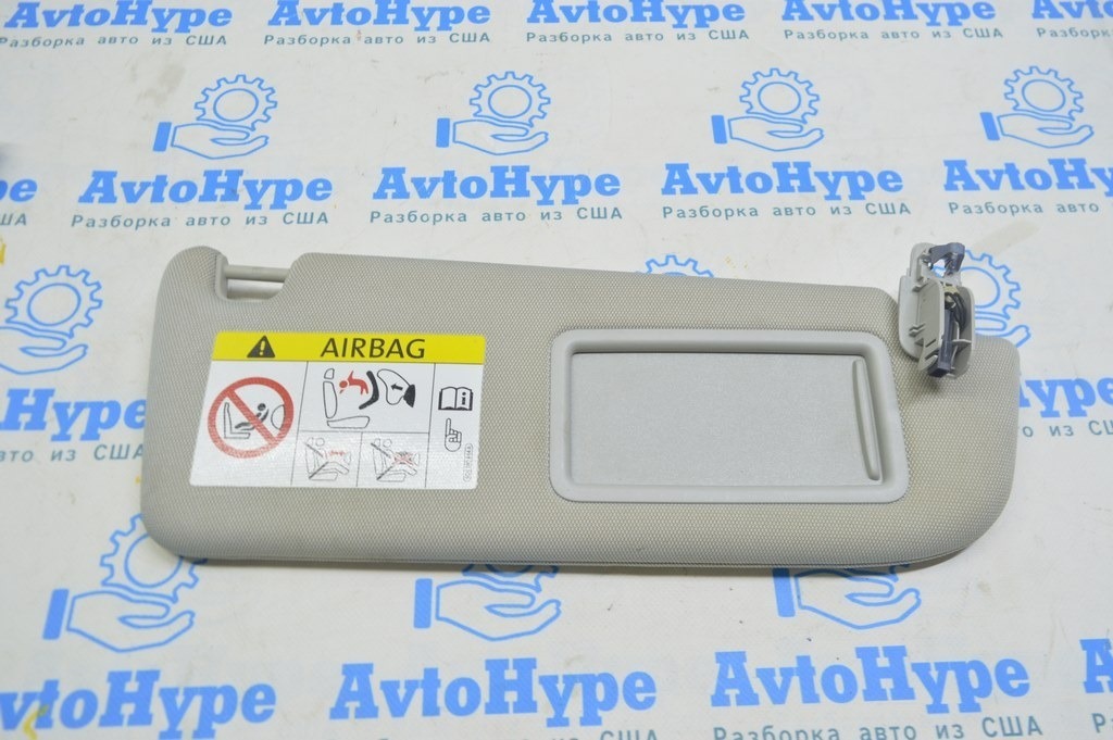 Козырек правый Audi A6 C7 12-16 серый, без крючка