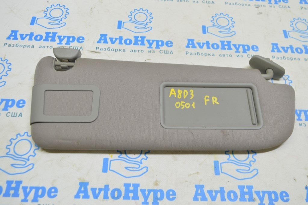 Козырек правый Audi A8 D3 03-09 серый