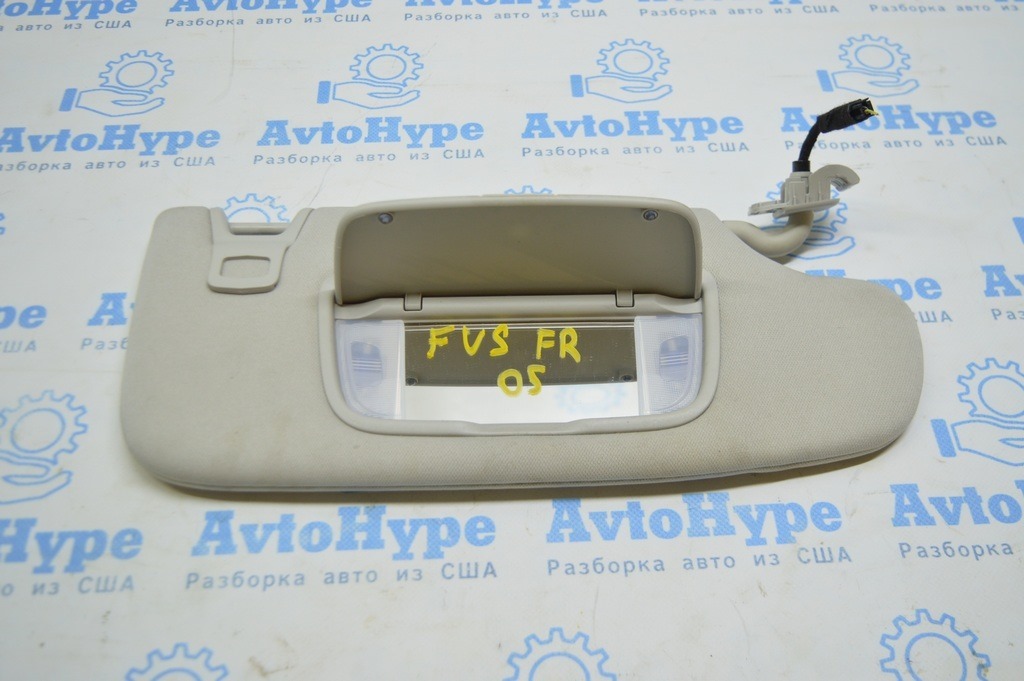 Козырек правый Ford Fusion mk5 13- серый