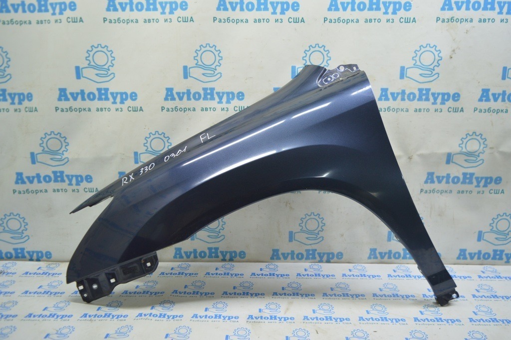 Крыло переднее левое Lexus RX300 RX330 RX350 RX400h 04-09 (01) в цвет синий