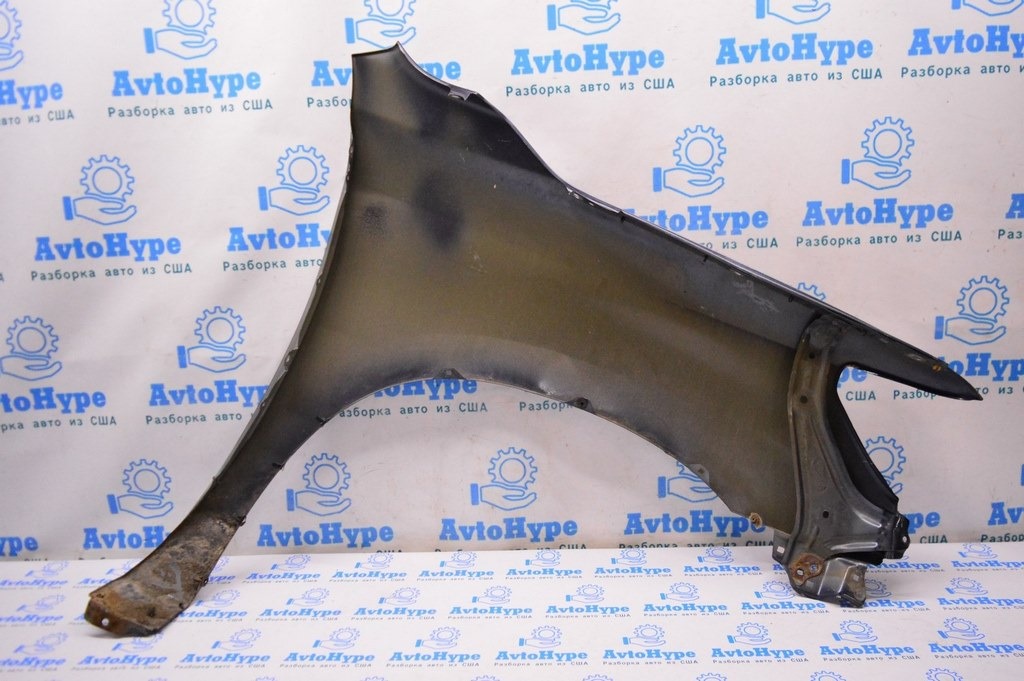 Крыло переднее левое Toyota Sequoia 2008-2022 (01) цвет графит 1F9 деф.замято — фото 4