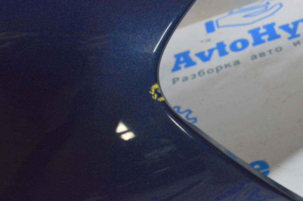 Крыло переднее правое BMW X3 G01 X4 G02 18- (02) цвет phytonic-blau metallic скол краски — фото 3