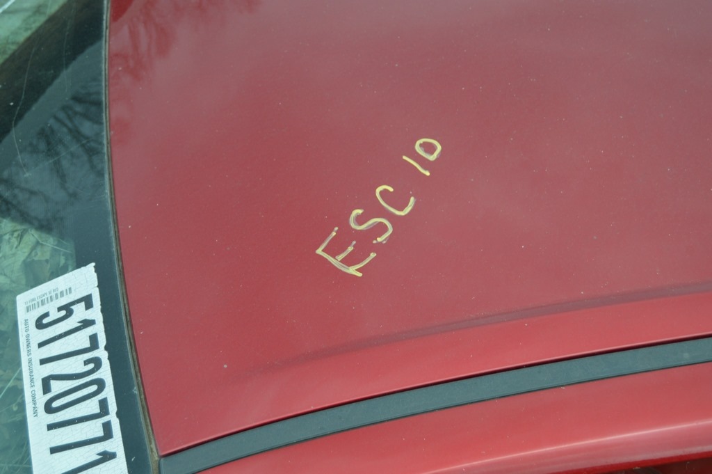 Крыша (металл) Ford Escape MK3 13- без люка красн.цвет RR (10) — фото 2