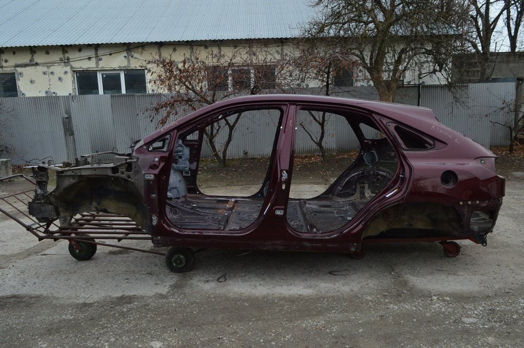 Крыша металл Lexus RX350 RX450h 10-15 под люк (02) бордовая