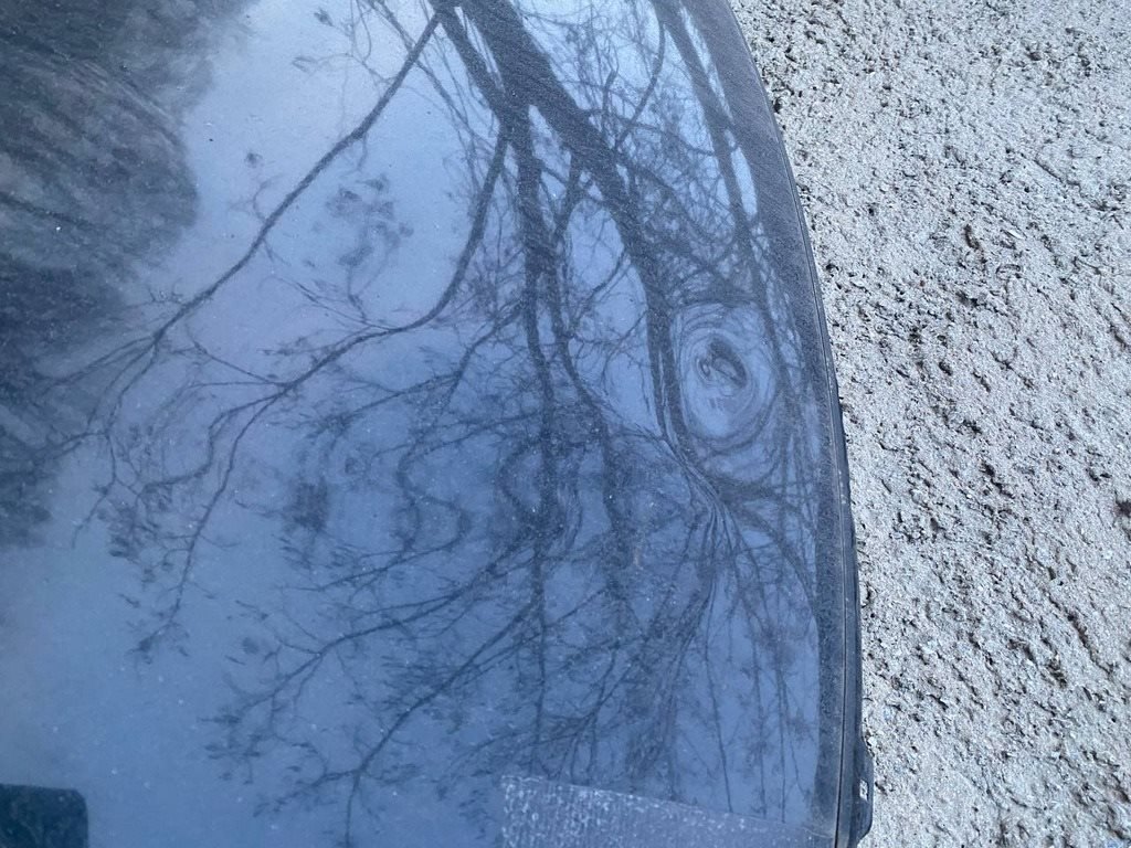 Крыша (металл) Nissan Leaf 11-17 черная тычки спереди,отрезана — фото 3