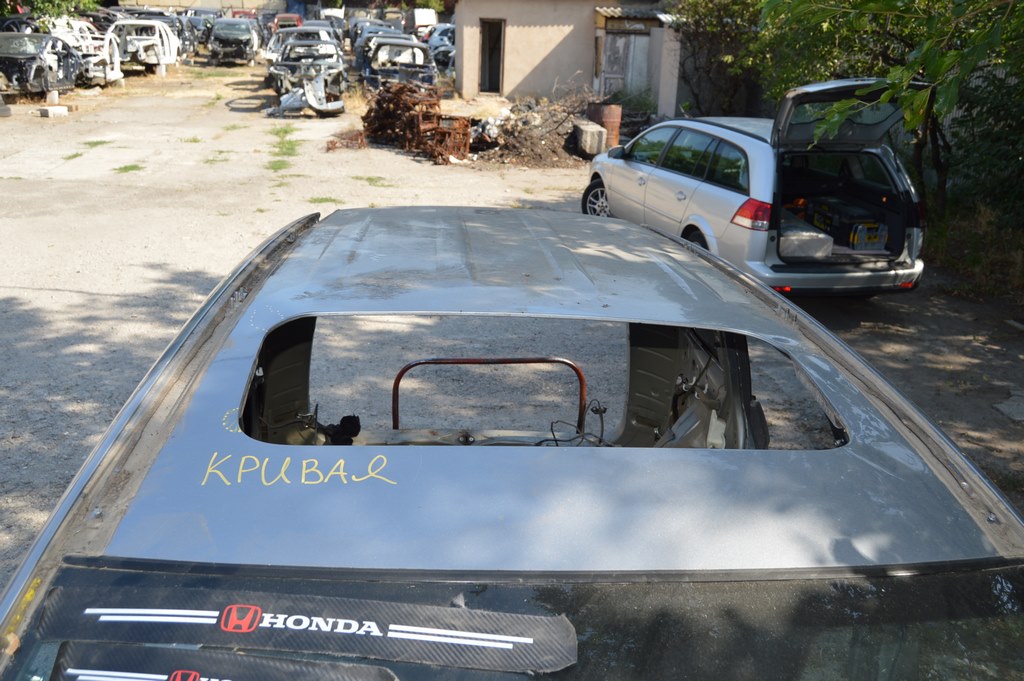 Крыша (металл) под люк Honda CRV 07-11 (01) серебро, замята
