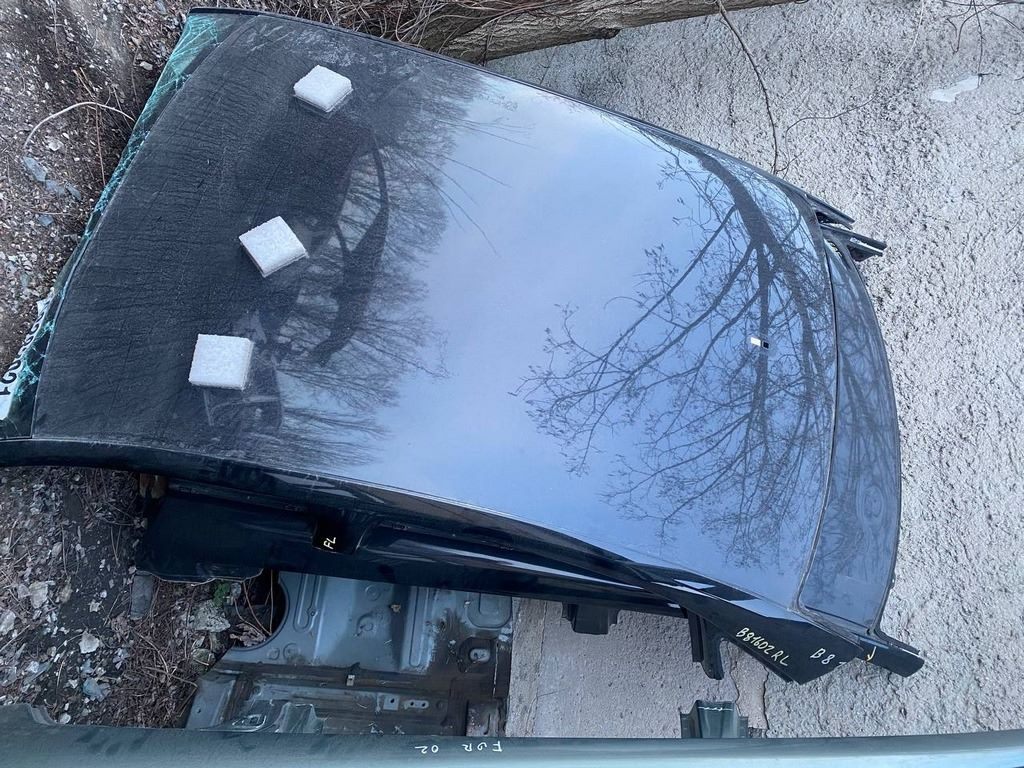 Крыша (металл) VW Passat b8 USA без люка (02) черн цвет отрезана — фото 2