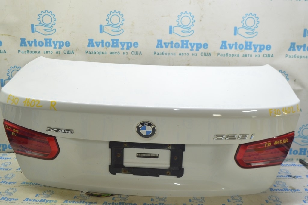 Крышка багажника BMW 3 F30 12-19 (02) белый A300