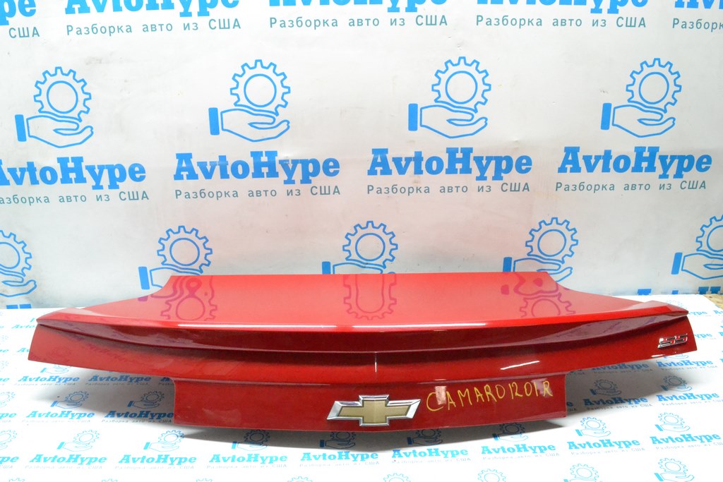 Крышка багажника голая Chevrolet Camaro 10-15 (01) красный цвет