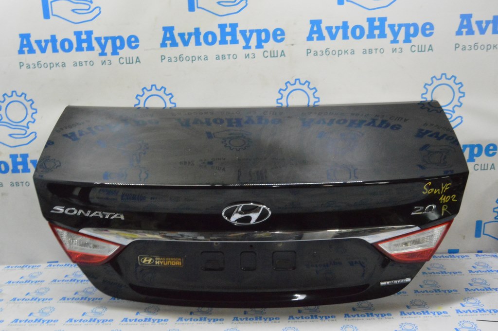 Крышка багажника Hyundai Sonata 11-15 (02) черная