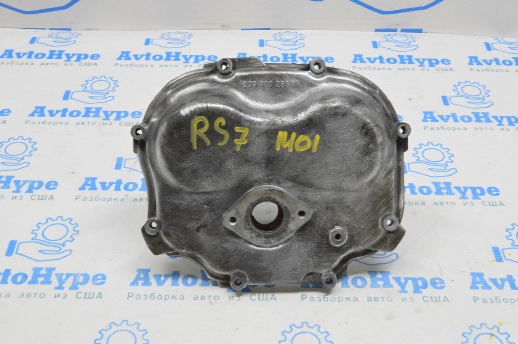 Крышка ГБЦ передняя левая Audi RS7 14-15 4.0 tfsi CRDB (01) 079109283L