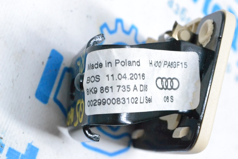 Гачок стелі лівий Audi Q5 8R 09-17 пластик бежевий (02) — фото 3