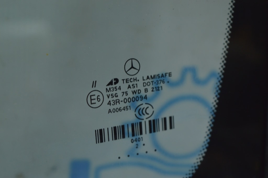 Лобовое стекло Mercedes X164 GL (01) с молдингами идеал — фото 4