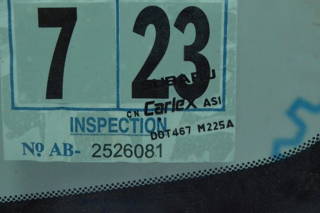 Лобовое стекло Subaru Outback 15-19 (02) — фото 2