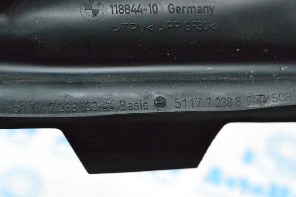 Лючок бензобака с корпусом BMW 3 F30 4d 12-19 (03) белый — фото 3