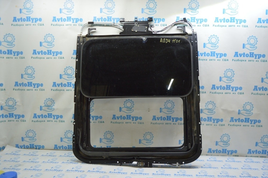 Люк в сборе Audi A8 D4 10-17 (01) 4H0877049A 4H0877041 4H0971648 4H0959591 без шторки