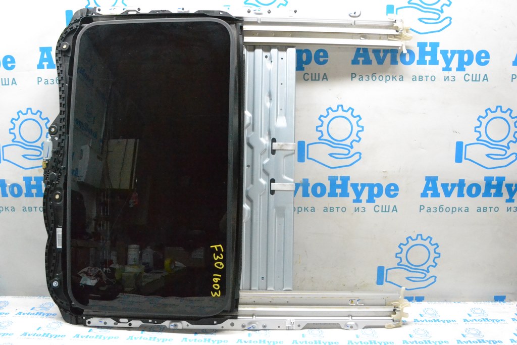 Люк в сборе BMW 3 F30 12-19 шторка черн (03)