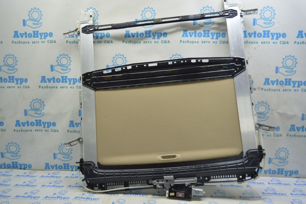 Люк в сборе Lexus RX300 RX330 RX350 RX400h 04-09 беж шторка — фото 4