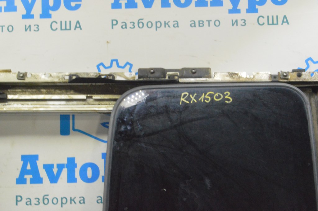 Люк в сборе Lexus RX350 RX450h 10-15 шторка черная (03) надлом — фото 2