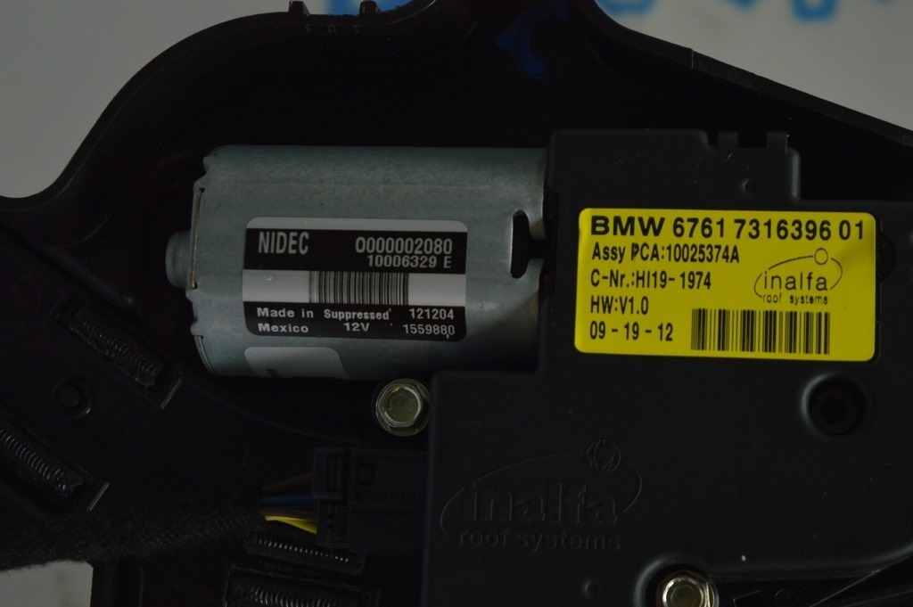 Люк в сборе с передним стеклом BMW X3 F25 11-17 панорама (02) без заднего стекла — фото 4