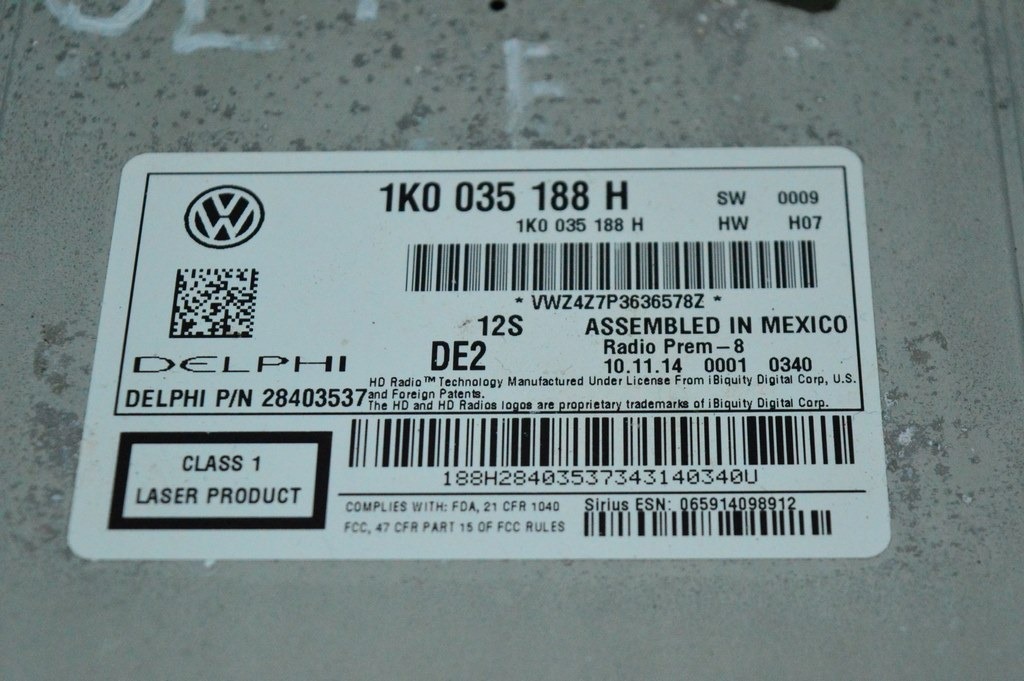 Магнитофон монитор радио VW Jetta 15-18 USA 6 кнопок (03) — фото 3