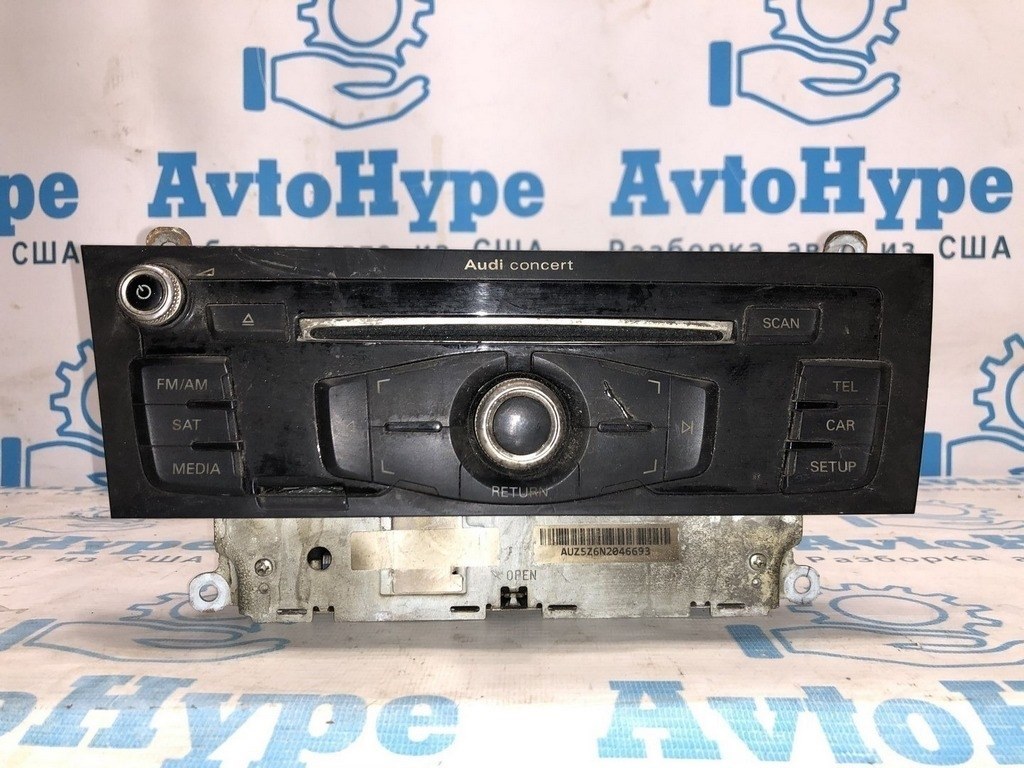 Магнитофон радио Audi A4 B8 08-16 (01) после пожара