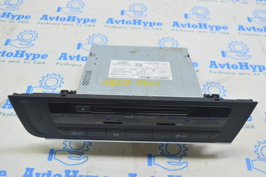 Магнитофон радио Audi A6 C7 12-15 дорест (01)