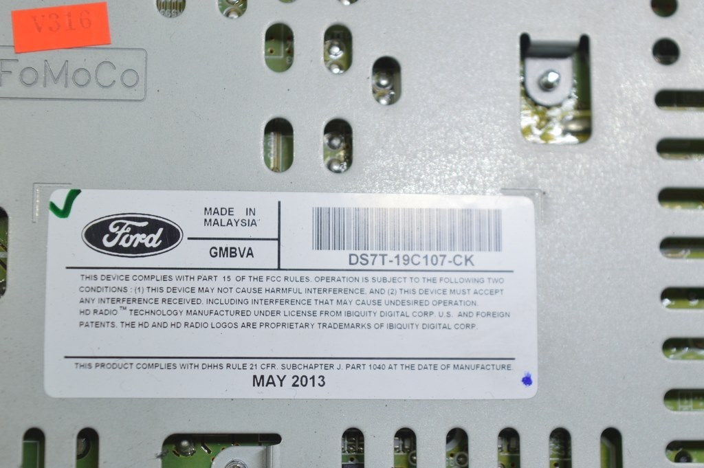 Магнитофон радио Ford Fusion mk5 13-20 SYNC 2 (06) — фото 4
