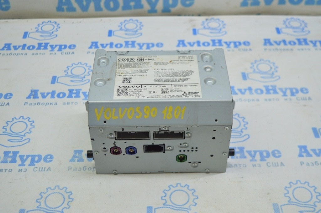 Магнитофон радио Volvo S90 16- 36011668