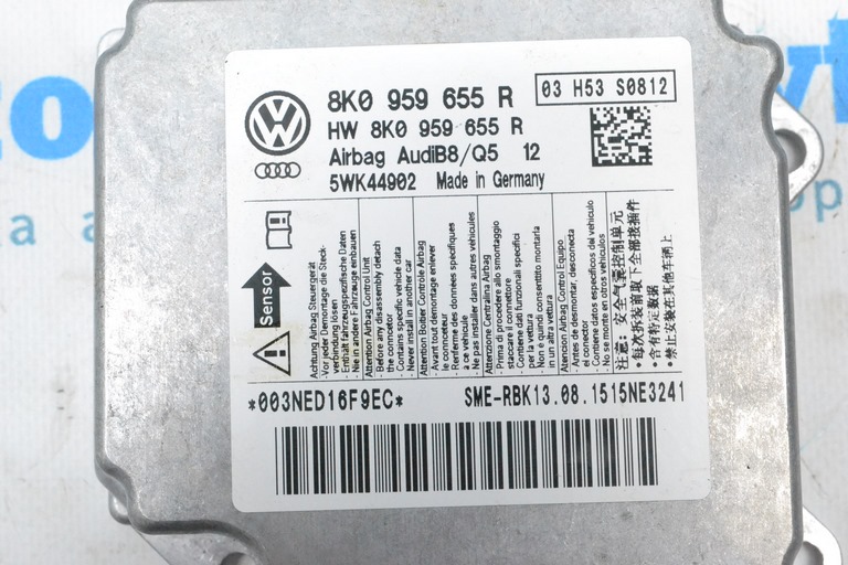 Модуль srs airbag комп'ютер подушок безпеки Audi Q5 8R 09-17 (02) — фото 3