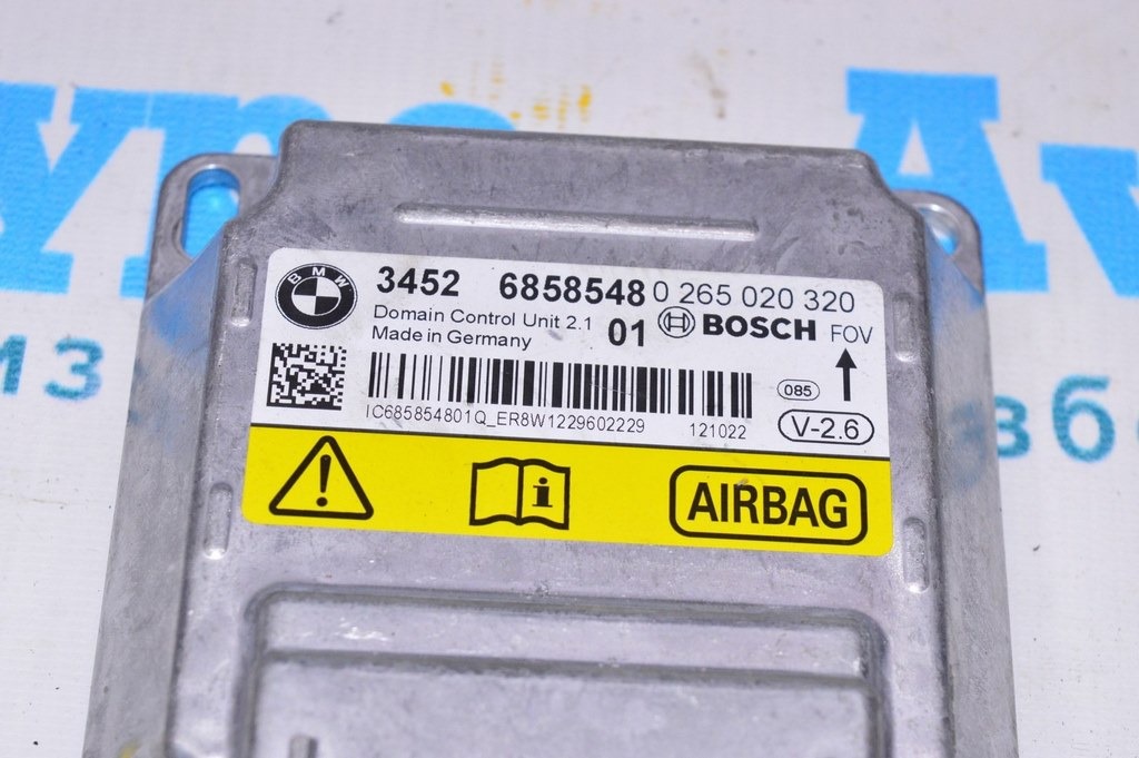 Модуль srs airbag компьютер подушек безопасности BMW X3 F25 11-17 (01) ок с фишкой — фото 3