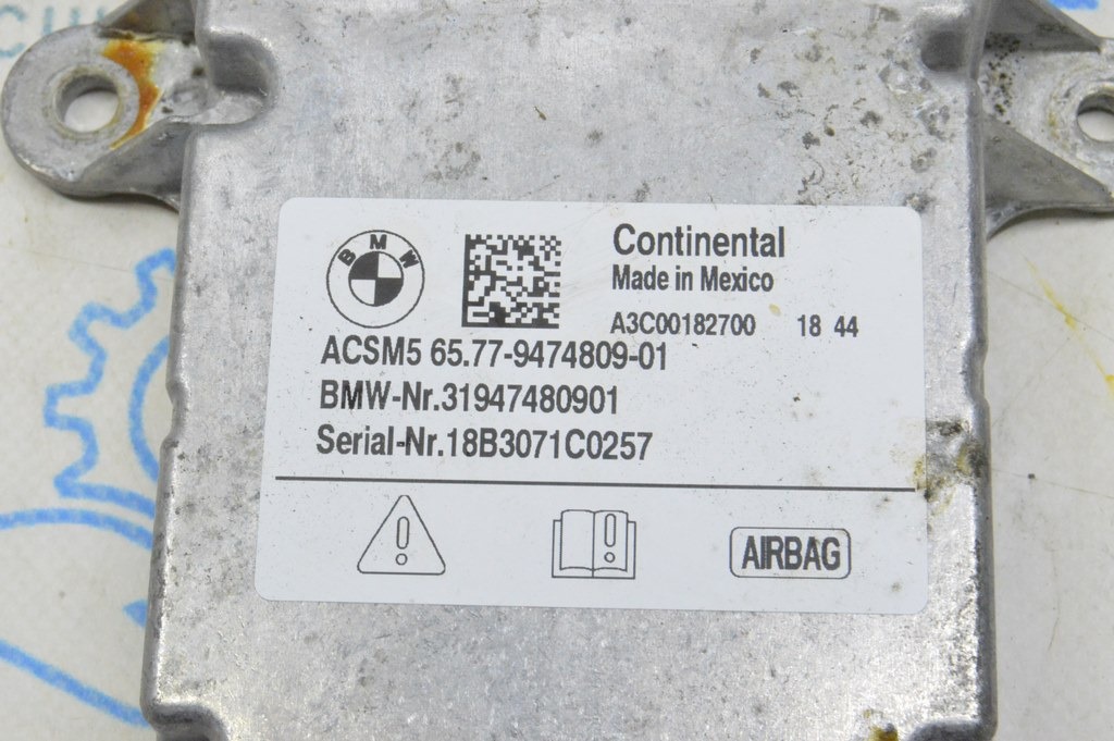 Модуль srs airbag компьютер подушек безопасности BMW X5 G05 19-20 (01) — фото 3