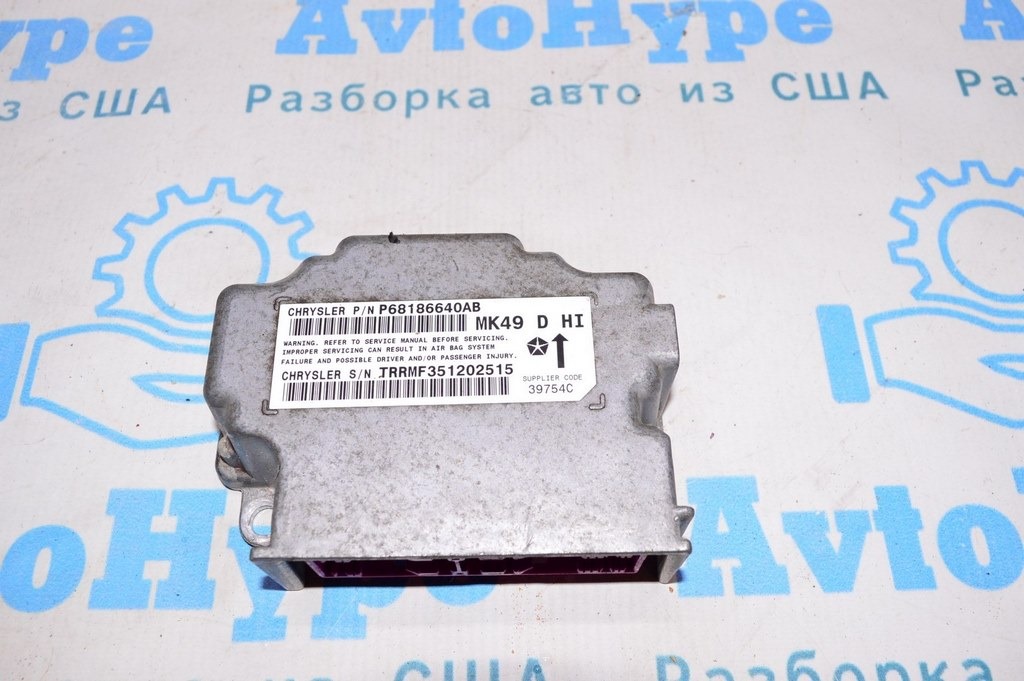 Модуль srs airbag компьютер подушек безопасности Jeep Compass 11-16 (02) ОК — фото 2