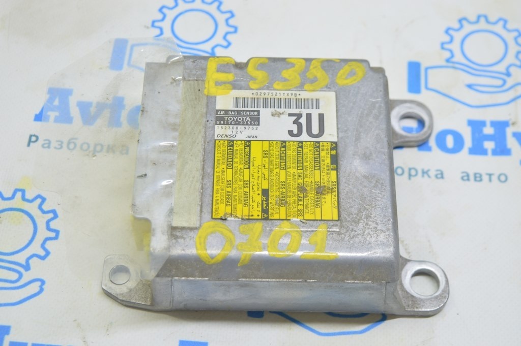 Модуль srs airbag компьютер подушек безопасности Lexus ES350 07-12 (01)