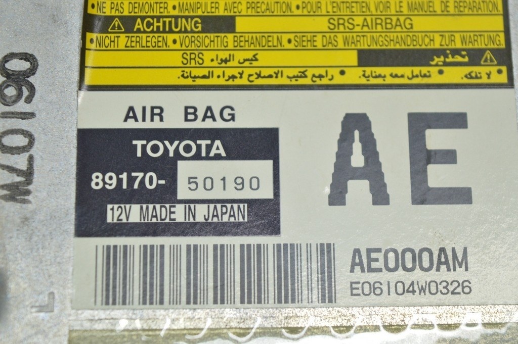 Модуль srs airbag компьютер подушек безопасности Lexus LS460 LS600h 07-12 (01) стреляный — фото 3