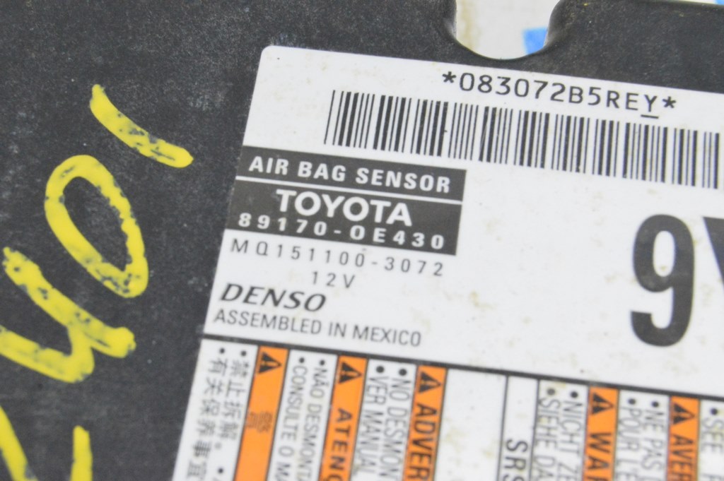 Модуль srs airbag компьютер подушек безопасности Lexus RX 350/350h/500h 23- (01) ржавый — фото 3