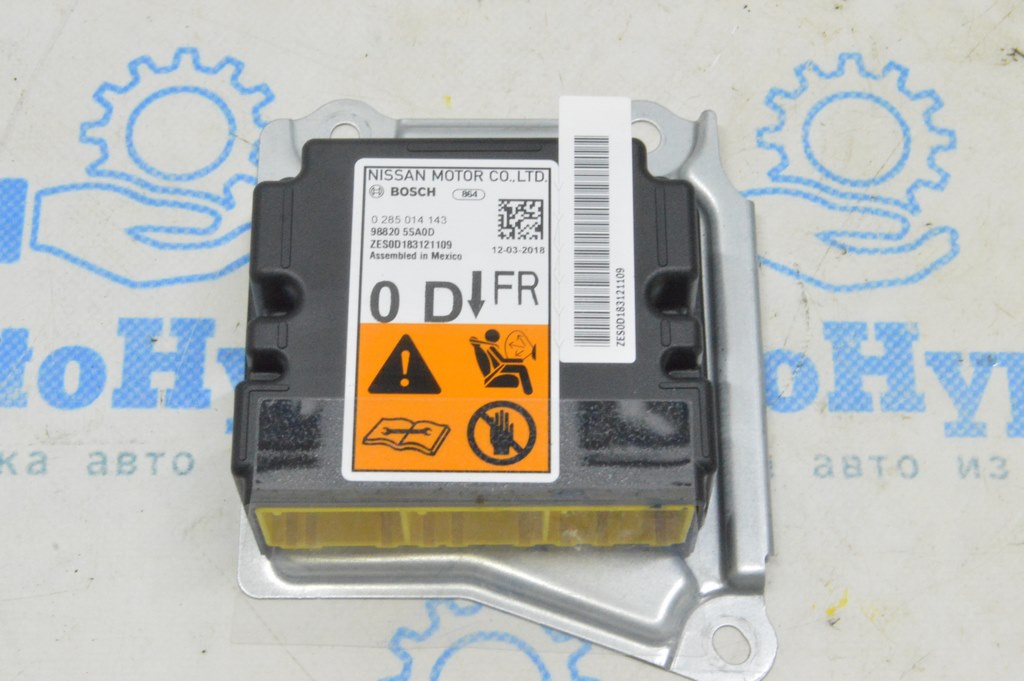 Модуль srs airbag компьютер подушек безопасности Nissan Leaf 18-21 под 40 kWh (02)