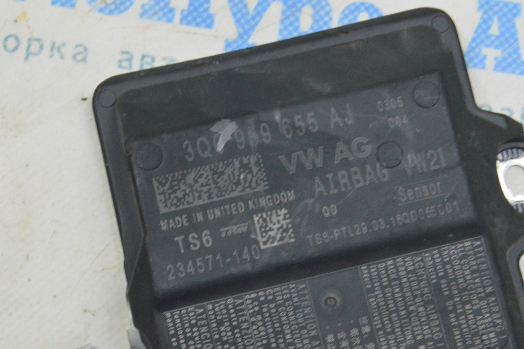 Модуль srs airbag компьютер подушек безопасности Skoda Octavia III A7 13-20 (01) не стреляный — фото 4