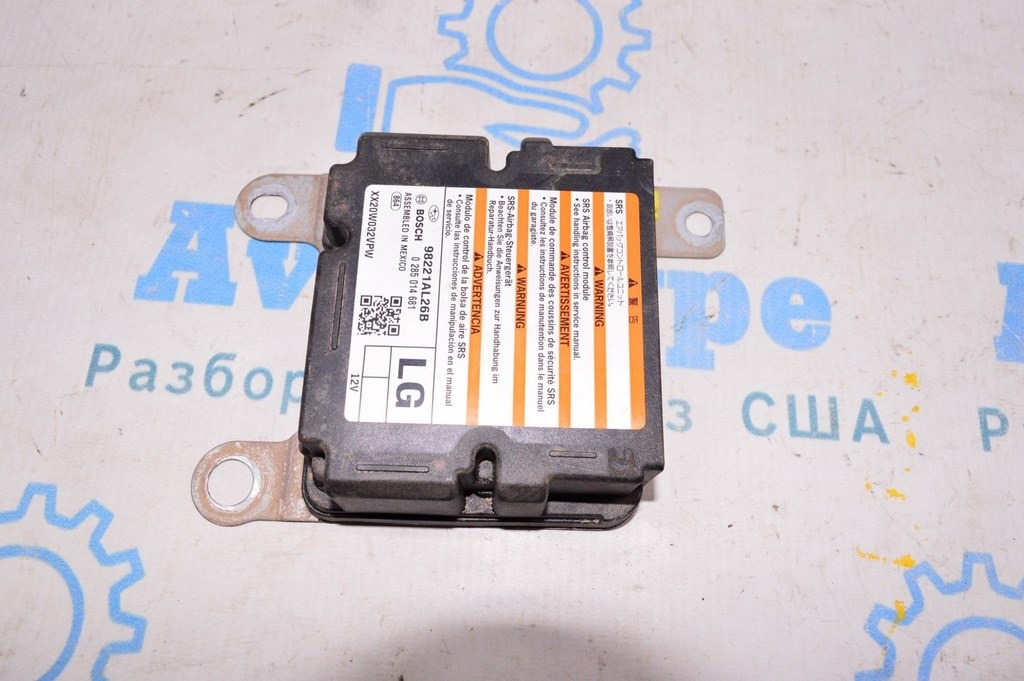 Модуль srs airbag компьютер подушек безопасности Subaru Outback 15-19 (02) топляк,надо провер — фото 2