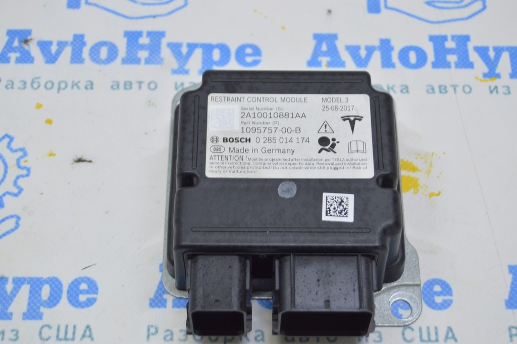 Модуль srs airbag компьютер подушек безопасности Tesla Model 3 18-20 (03)