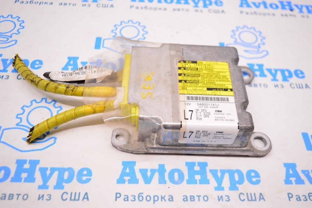 Модуль srs airbag компьютер подушек безопасности Toyota Sequoia 2008-2022 (01) (ок)