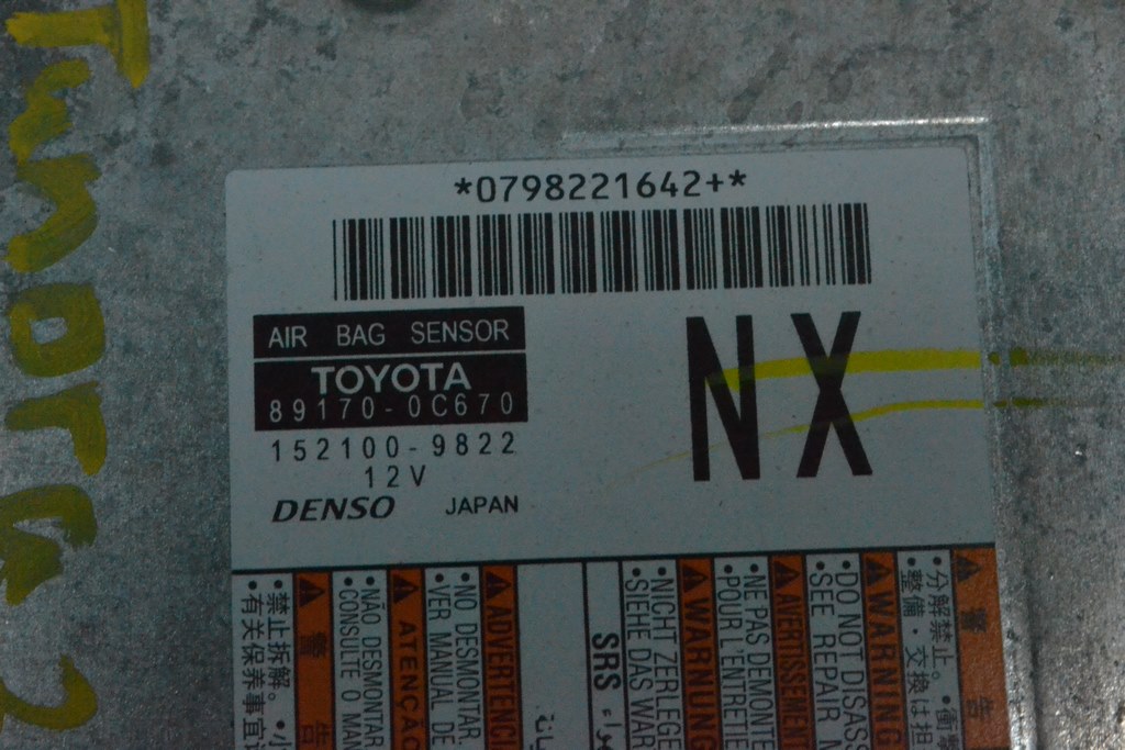 Модуль srs airbag компьютер подушек безопасности Toyota Tundra 22- (01) ок — фото 3