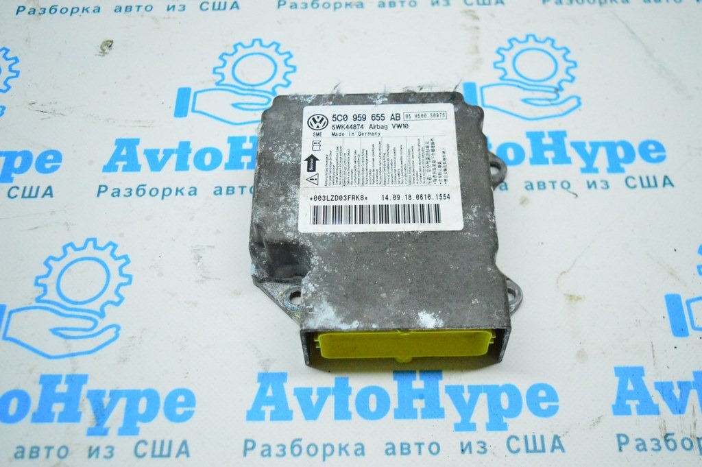 Модуль srs airbag компьютер подушек безопасности VW Jetta 11-14 USA (03) OK