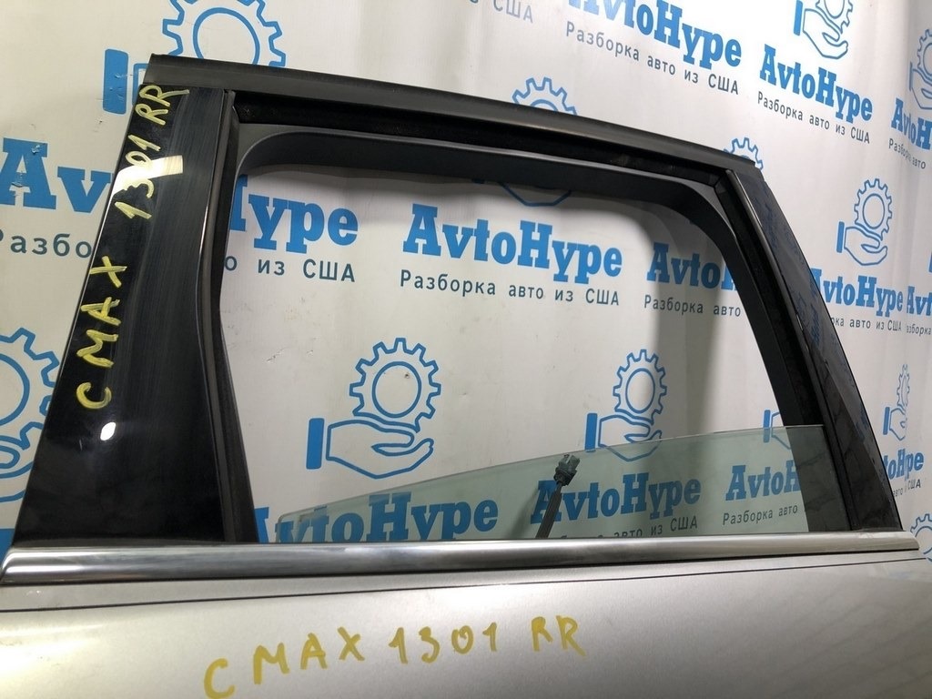 Молдинг дверь-стекло центральный зад прав Ford C-max MK2 13- хром