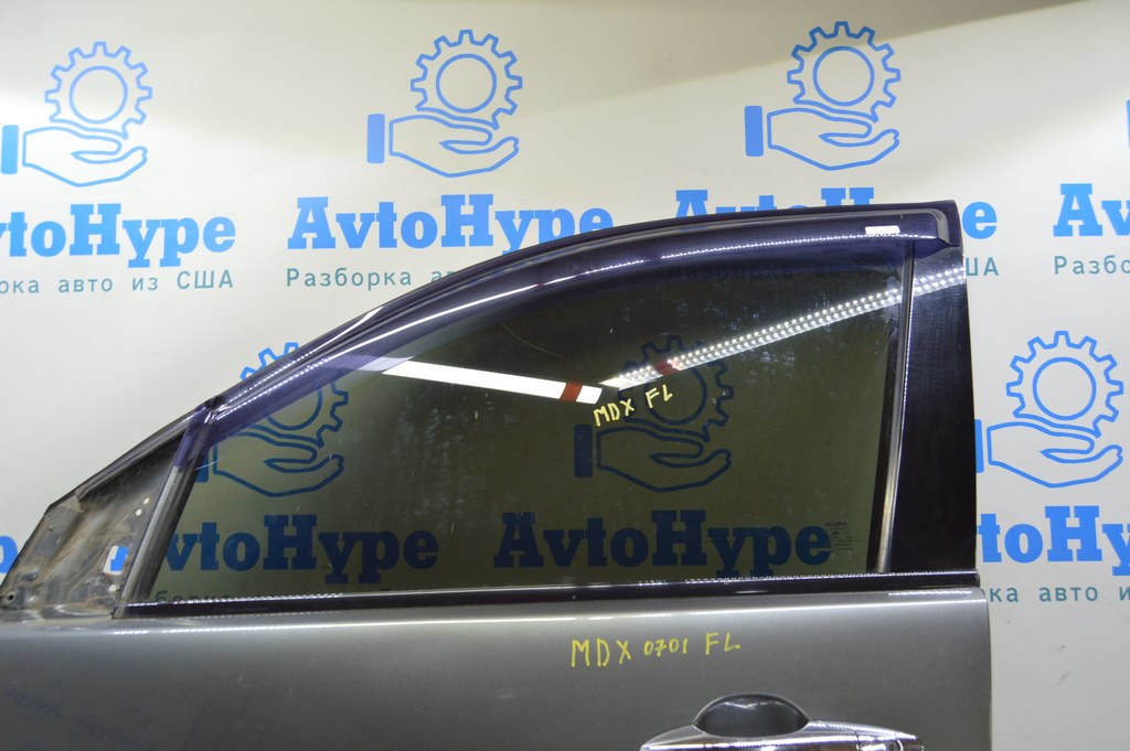 Молдинг двери верхний перед лев Acura MDX 07-09 черн