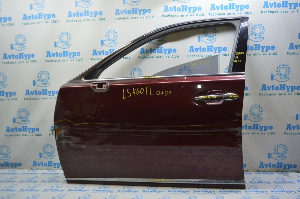 Молдинг двери верхний перед лев Lexus LS460 LS600h 07-12