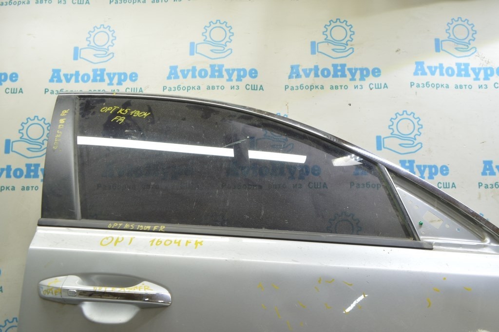 Молдинг двери верхний перед прав Kia Optima 16- хром