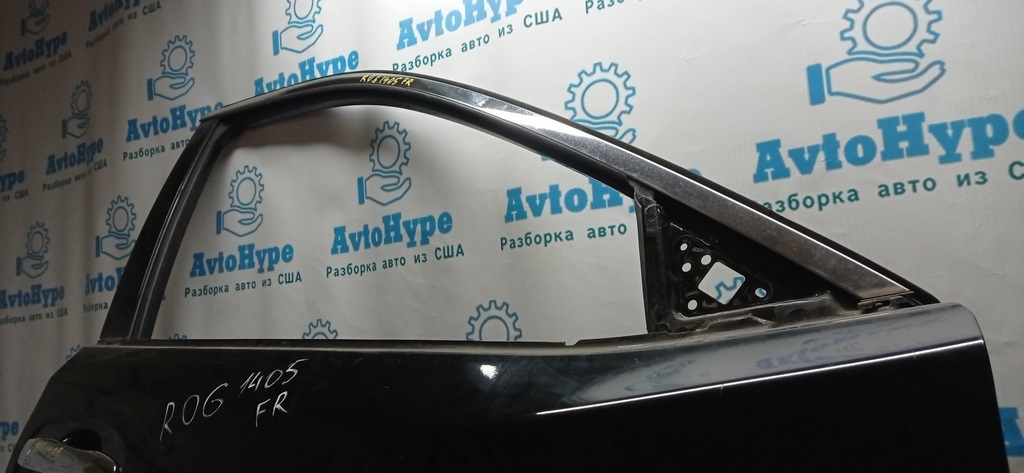 Молдинг двери верхний перед прав Nissan Rogue 14-хром (05) 1 тычка