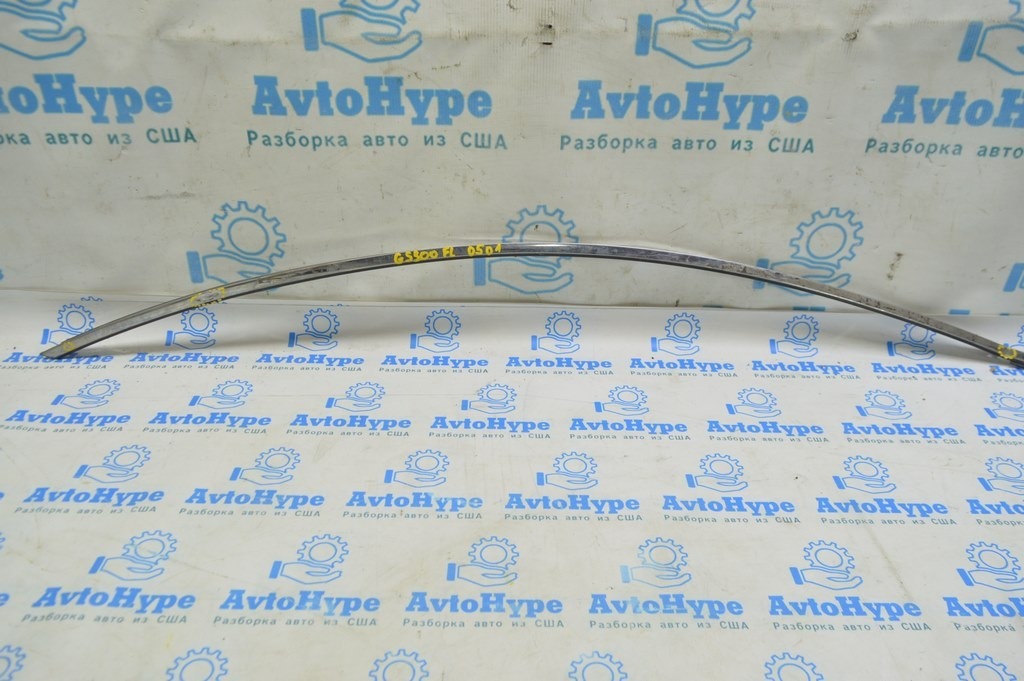 Молдинг двери верхний передней левой Lexus GS300 GS350 GS430 GS450h 06-11 хром (01) вмятины